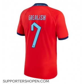 England Jack Grealish #7 Borta Matchtröja VM 2022 Kortärmad